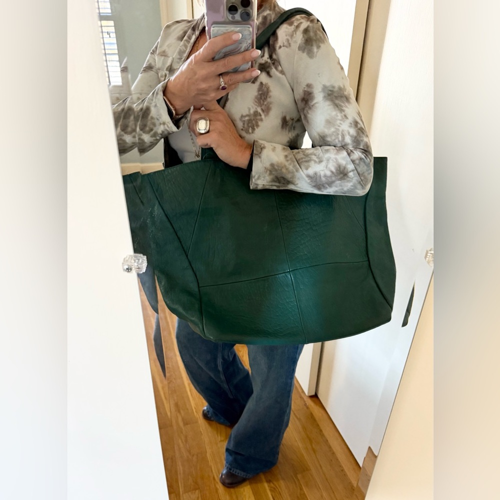Anthropologie Everyday Leather Tote Bag - Picture 4 of 14